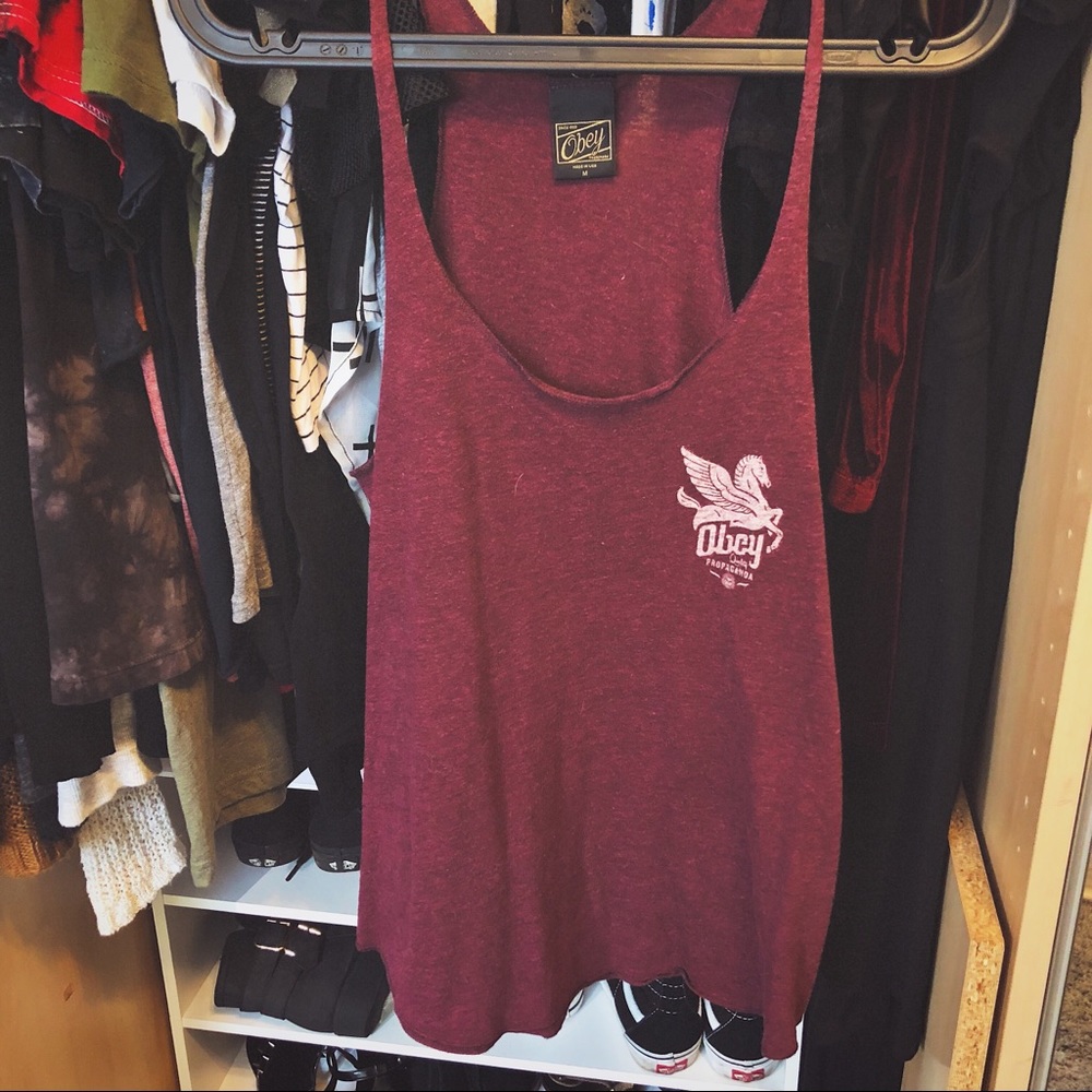 OBEY Graphic Tank Top